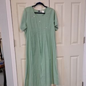 La Cera Green Womens Dress